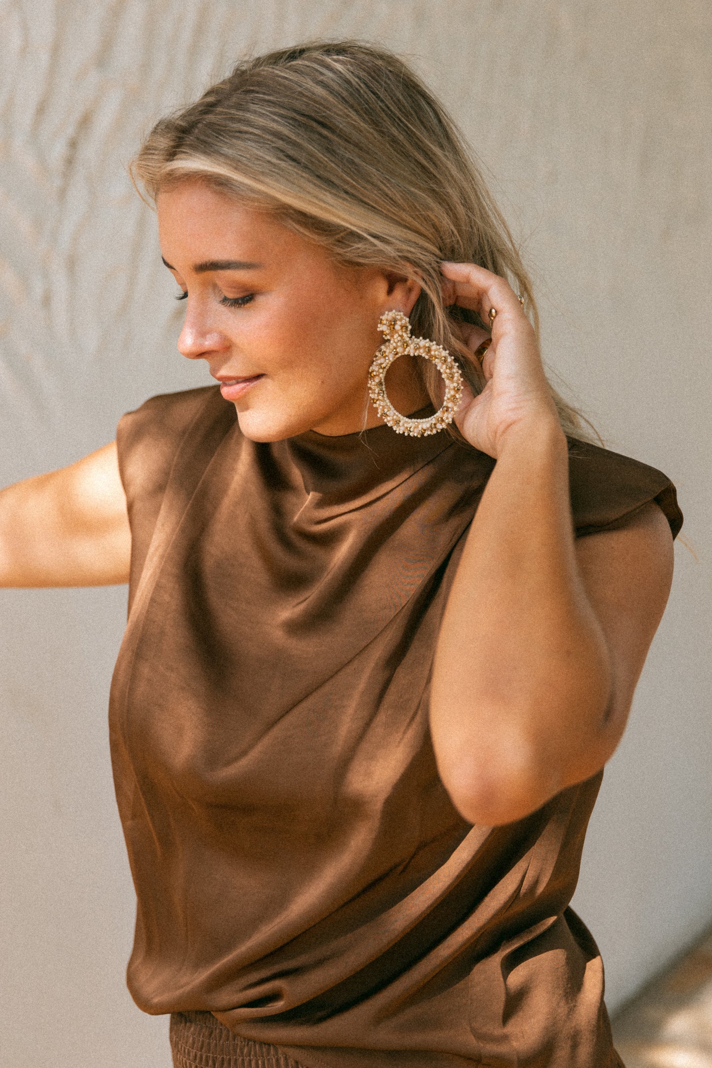 Cariño top I Dark brown