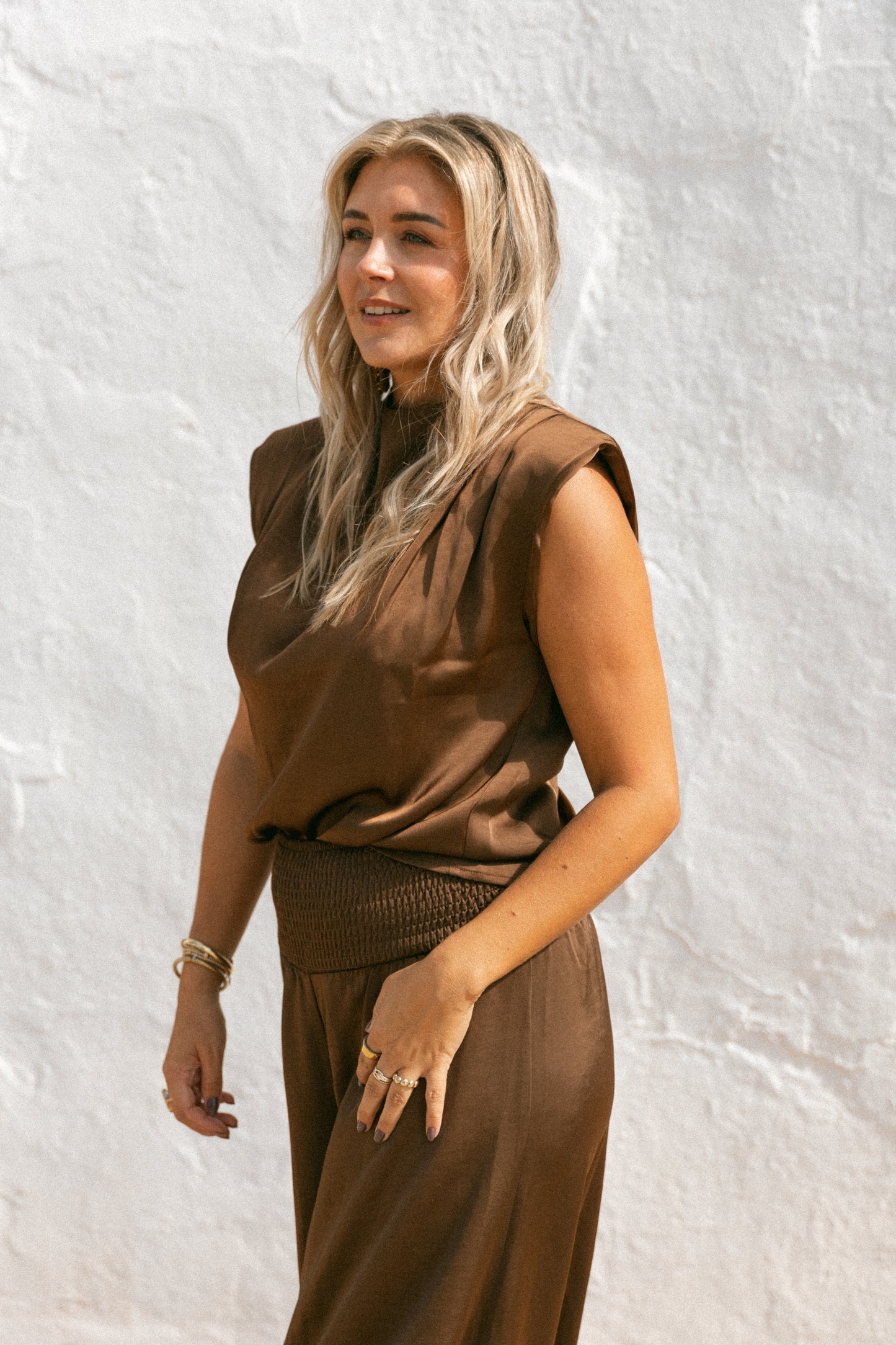 Cariño top I Dark brown