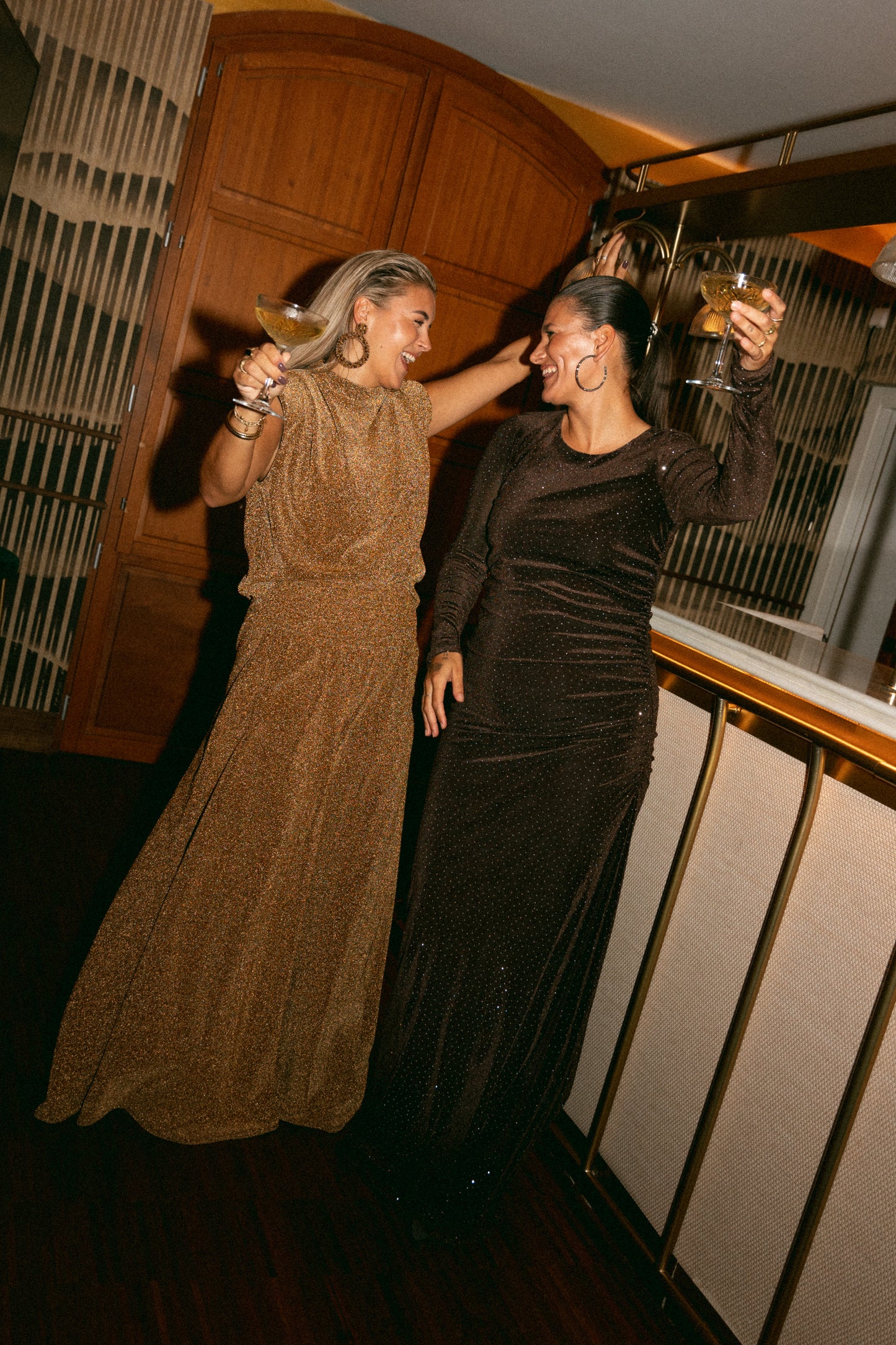 Cariño top I Golden glitter