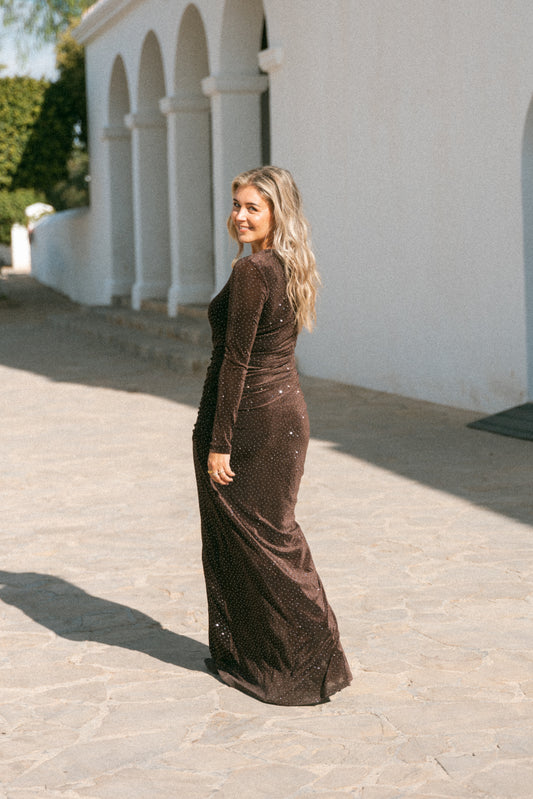 Fiesta dress | Brown