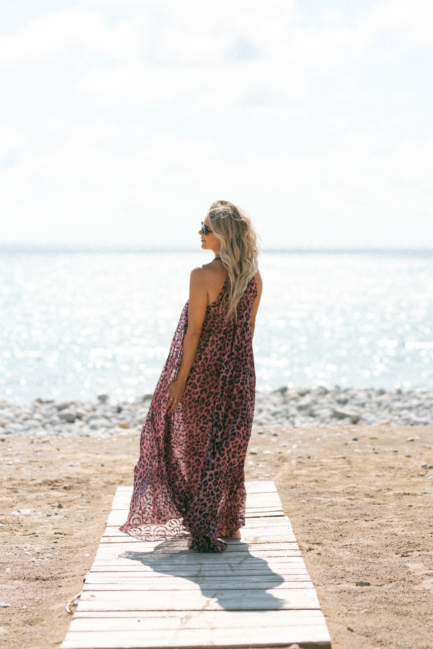 Sueño dress - pink leopard